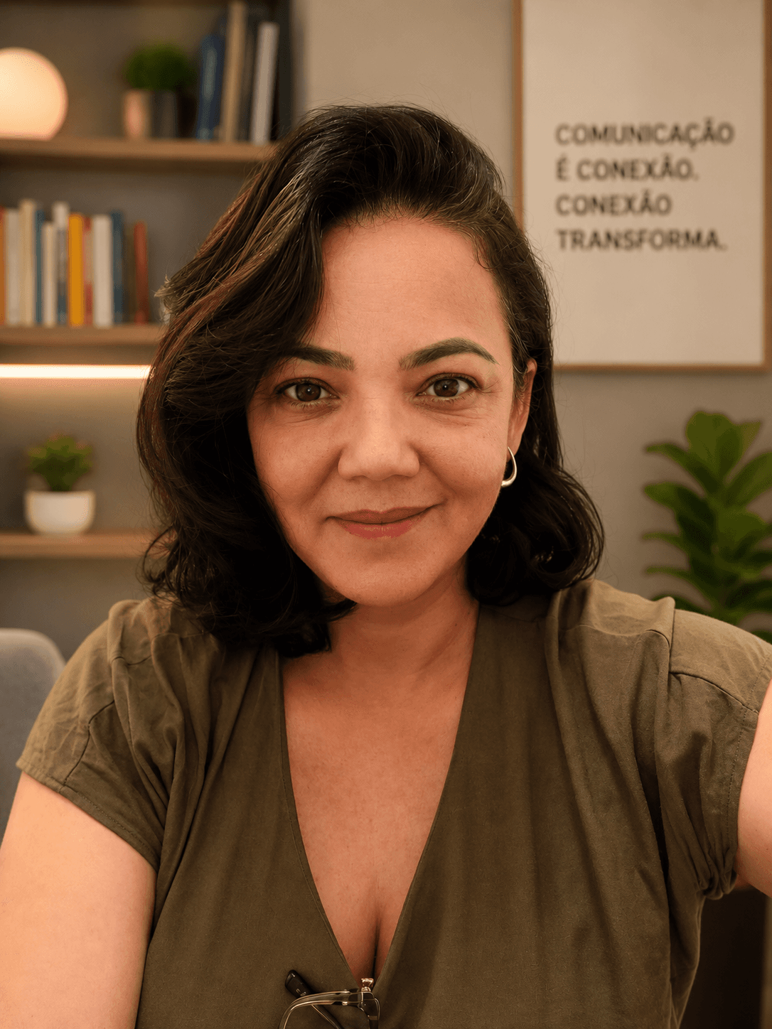 Retrato de Erika Saiki, psicóloga e consultora da Quae Human